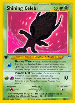 Shining Celebi — Neo Destiny