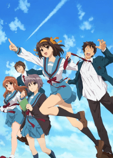 The Melancholy of Haruhi Suzumiya cover art